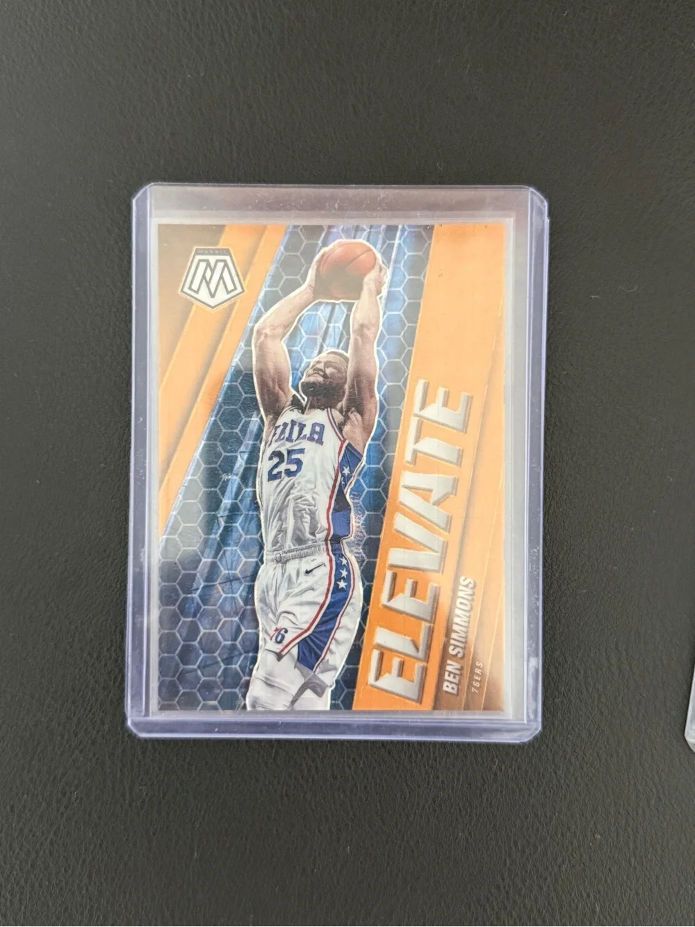 Ben Simmons Elevate Basketball Card - Orange/Blue /25